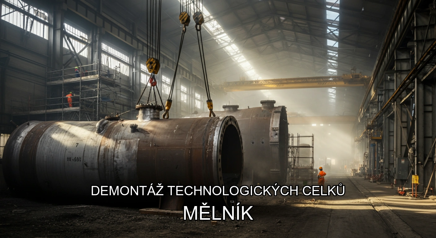 Demontaz technologickych celku Melnik